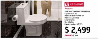 Sodimac Homecenter Sanitario wc one piece bellagio oferta