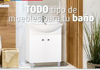 Sodimac Homecenter Mueble de baño blanco 50x43x84 cm oferta