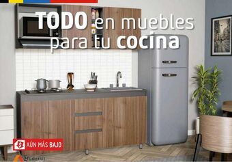 Sodimac Homecenter Cocina arkala 1.8 wengue gales oferta