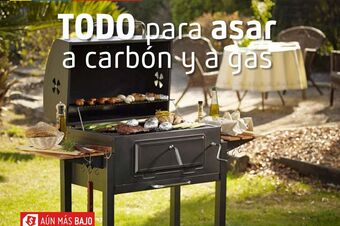 Sodimac Homecenter Asador de carbón con tapa y bandejas oferta