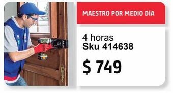 Maestro por un medio día 4 horas