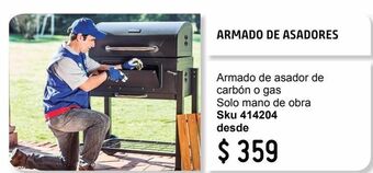 Sodimac Homecenter Armado de asador de carbón o gas oferta