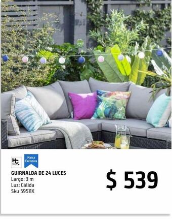 Sodimac Homecenter Guirn elect led 24l bola az/ro oferta
