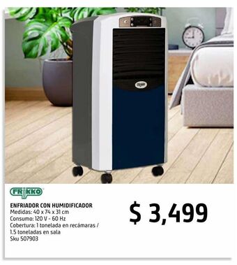 Enfriador evaporativo portatil f950p-cr