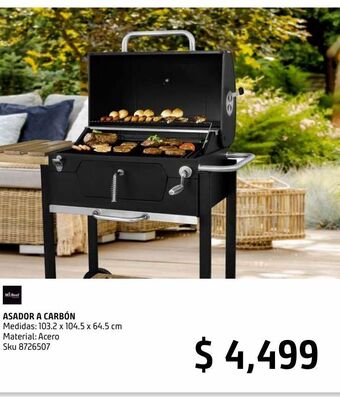 Sodimac Homecenter Parrilla carbón con bandeja oferta