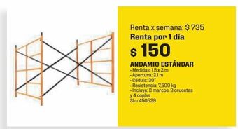 Sodimac Homecenter Andamio estándar oferta