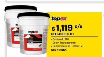 Sodimac Homecenter Sellador 5 x 1 topex 19l oferta