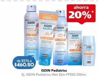 Farmacia San Pablo Isdin pediatrics wet skin fps50 250ml oferta