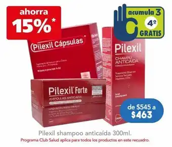 Farmacia San Pablo Pilexil shampoo anticaída 300ml. oferta