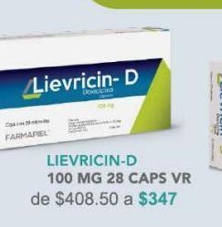 Farmacia San Pablo Lievricin - d cap 100mg caj c/28 oferta