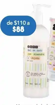 Yema gel de baño almendra y jojoba 400ml