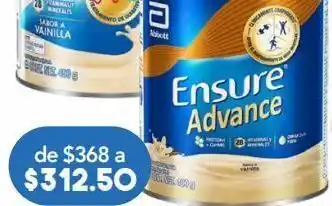 Ensure advance suplemento 400g.