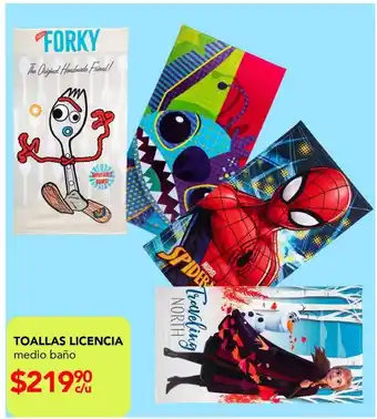 Woolworth Toallas licencia oferta