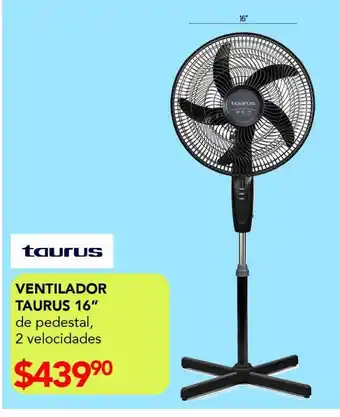 Woolworth Ventilador taurus 16" oferta