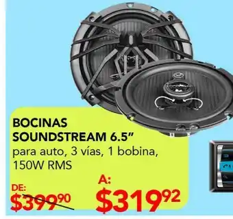 Woolworth Bocinas soundstream 6.5" oferta