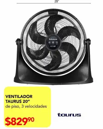Woolworth Ventilador taurus 20" oferta