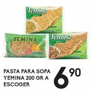 Alsuper Pasta para sopa yemina 200g oferta
