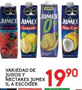 Alsuper Variedad de jugos y nectares jumex 1l oferta