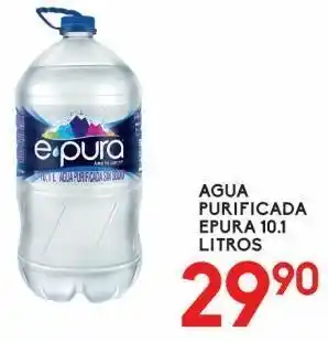 Alsuper Agua purificada epura 10.1l oferta