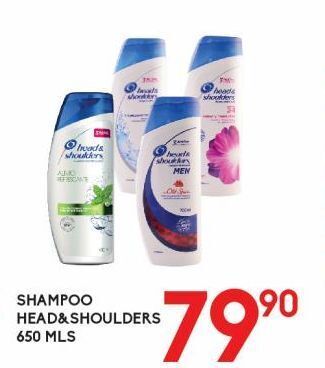 Alsuper Shampoo head & shoulders 650ml oferta
