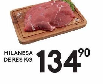 Alsuper Milanesa de res kg oferta