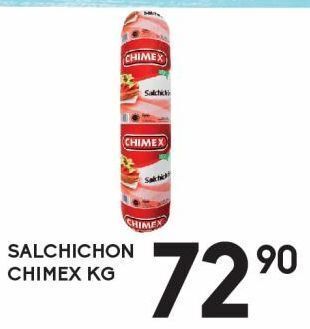 Alsuper Salchichón chimex kg oferta