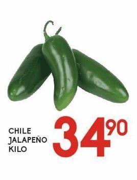 Alsuper Chile jalapeño kg oferta