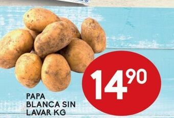 Alsuper Papa blanca sin lavar kg oferta
