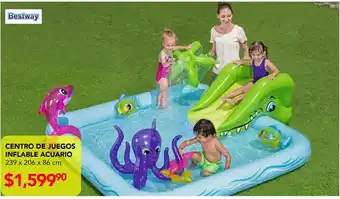 Centro de juegos inflable acuario