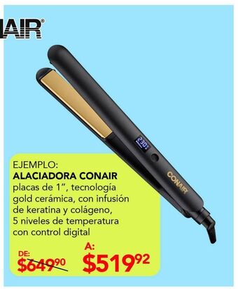 DelSol Alaciadora conair oferta