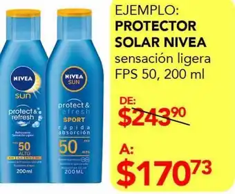 Protector solar nivea fps50 200ml