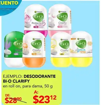 Desodorante bi-o clarify