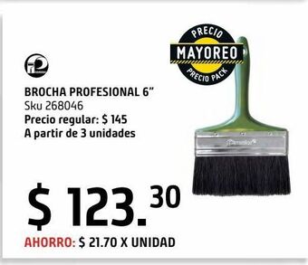 Sodimac Homecenter Brocha profesional 6" oferta