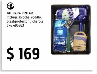 Sodimac Homecenter Kit rodillo y brocha domést 9" 5 pzas oferta