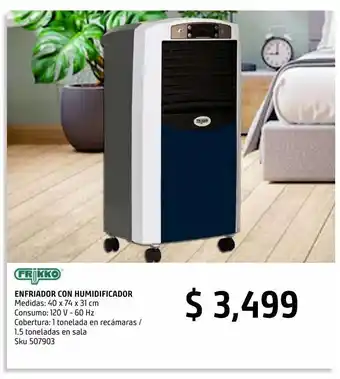 Enfriador evaporativo portatil f950p-cr