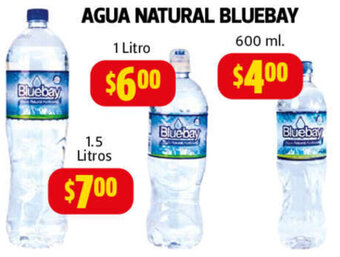 Farmacias Guadalajara Agua Natural Bluebay 1,5L oferta