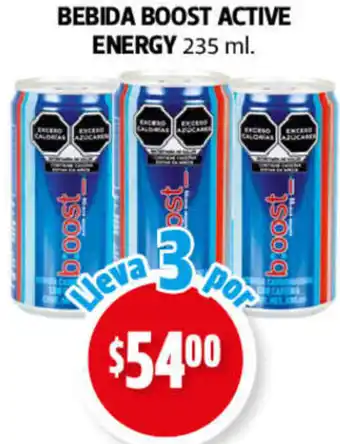Farmacias Guadalajara Bebida Boost Active Energy 235ml oferta