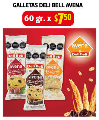 Farmacias Guadalajara Galletas Deli Bell Avena 60gr oferta