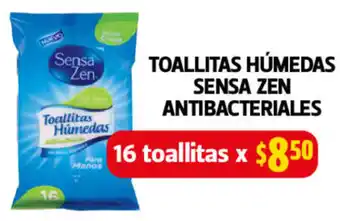 Farmacias Guadalajara Toallitas Húmedas Huggies Sensa Zen Antibacteriales 16 Toallitas oferta