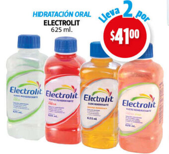 Farmacias Guadalajara Hidratación Oral Electrolit 625ml oferta
