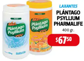 Laxantes Plántago Psyllium Pharmalife 400gr
