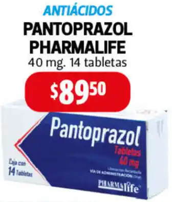 Farmacias Guadalajara Antiácidos Pantoprazol Pharmalife 40mg oferta