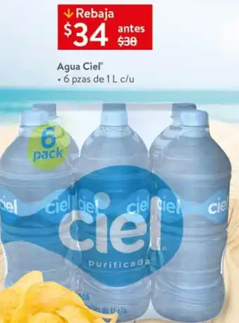 Walmart Agua Ciel oferta