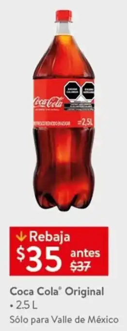 Walmart Coca Cola Original 2,5L oferta