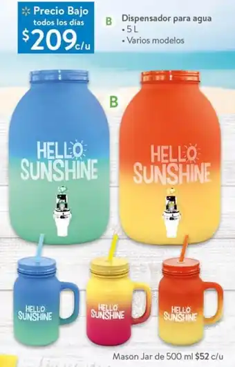 Walmart Dispensador para Agua 5L oferta