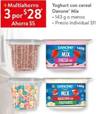 Yoghurt con Cereal Danone Mix 143g