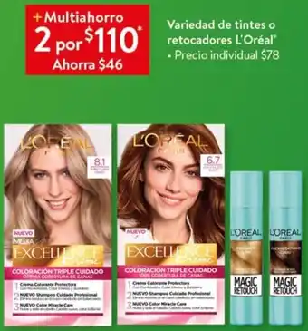 Variedad de Tintes o Retocadores L'Oréal