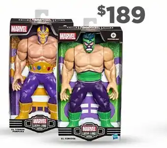 Bodega Aurrerá Muñeco personaje marvel lucha libre oferta