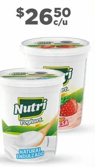 Bodega Aurrerá Nutri yoghurt oferta