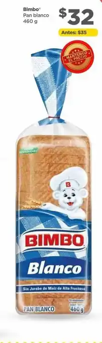 Bodega Aurrerá Bimbo pan blanco 460 g oferta